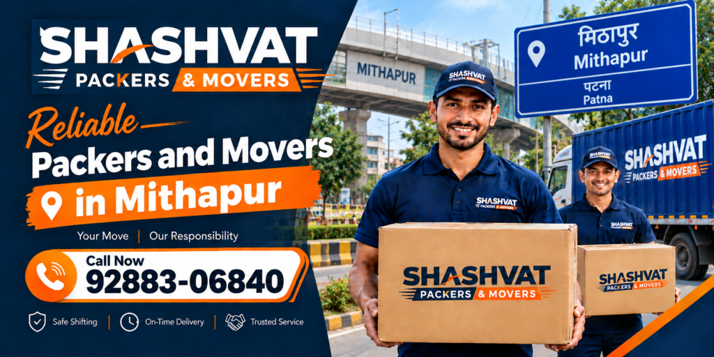 Packers Movers in Mithapur Patna