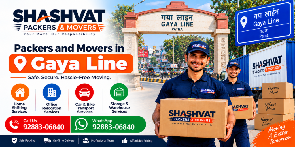 Packers and Movers in Gaya Line