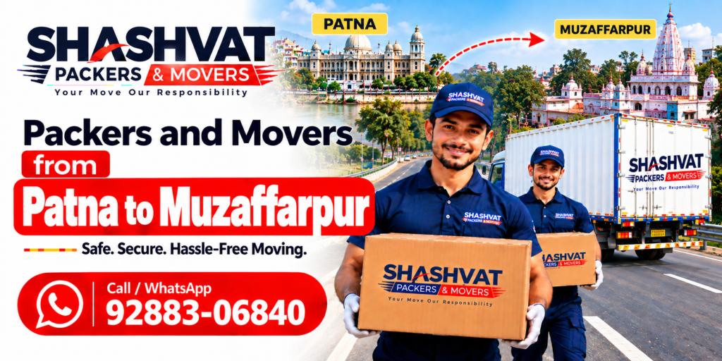 Packer and Movers Patna to Muzaffarpur